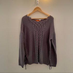 One A NWT Cable Knit Sweater
